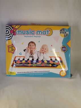 STEM Jr. Music Mat Keyboard Playmat Kids Floor Piano Toy NIB Damaged Box